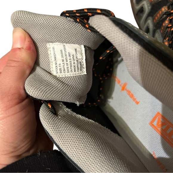 Dakota Steele Toed Shoes Black and Gray with Durable Design - Picture 3 of 4